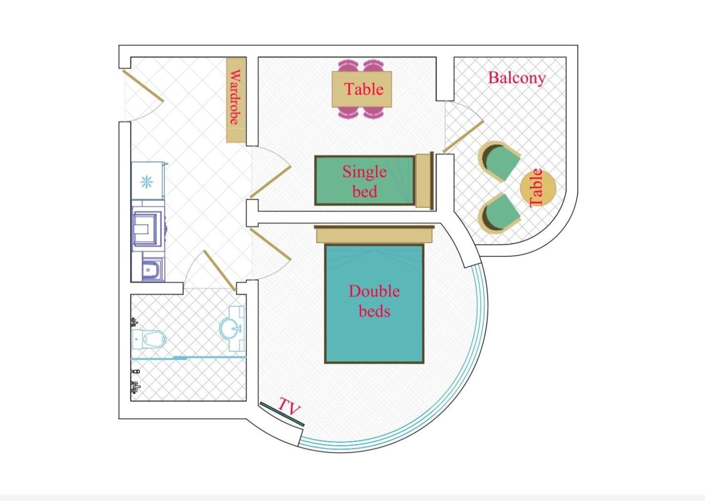Leyla Apartments 2 Baku Rom bilde